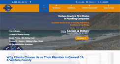 Desktop Screenshot of oceanviewplumbingandrooter.com